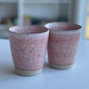 Krus, rødmeleret – produktbillede