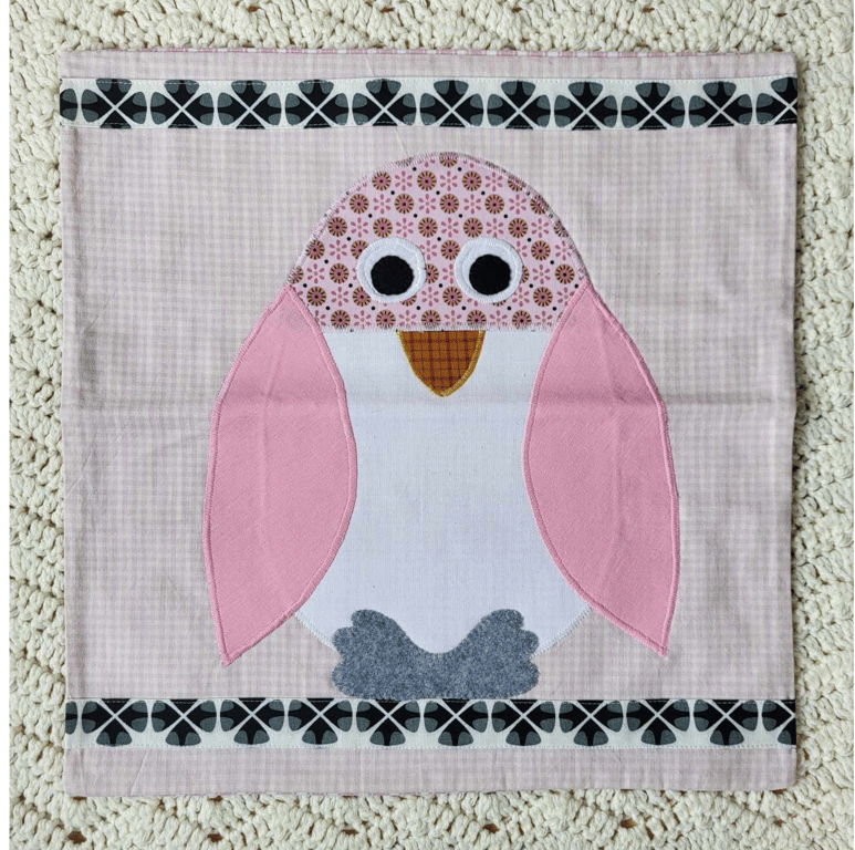 Pingvin pudebetræk - unikt kunsthåndværk billede 2