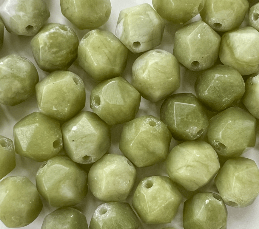 Grøn Jade star Cut- vedhæng billede 4