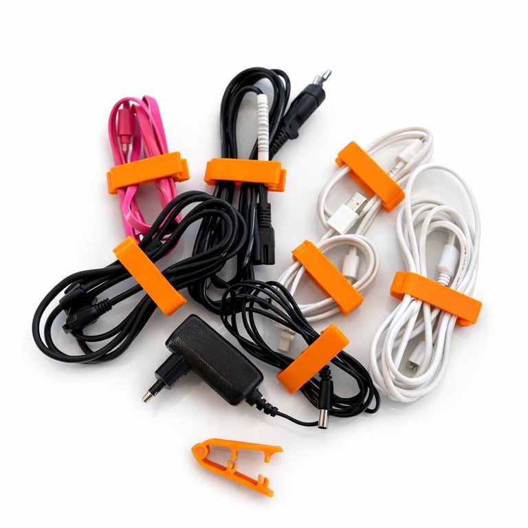 Kabel Organizer (Sæt af 6 stk.)