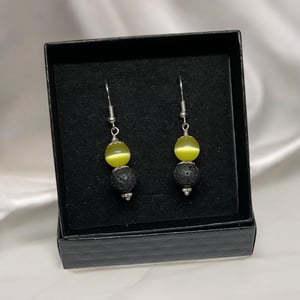 Gule Øreringe – produktbillede