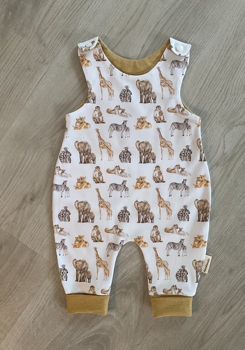 Baggy Romper str 44 cm-92 cm. (Bemærk præmatur str 44 er med i dette mønster)  (2)