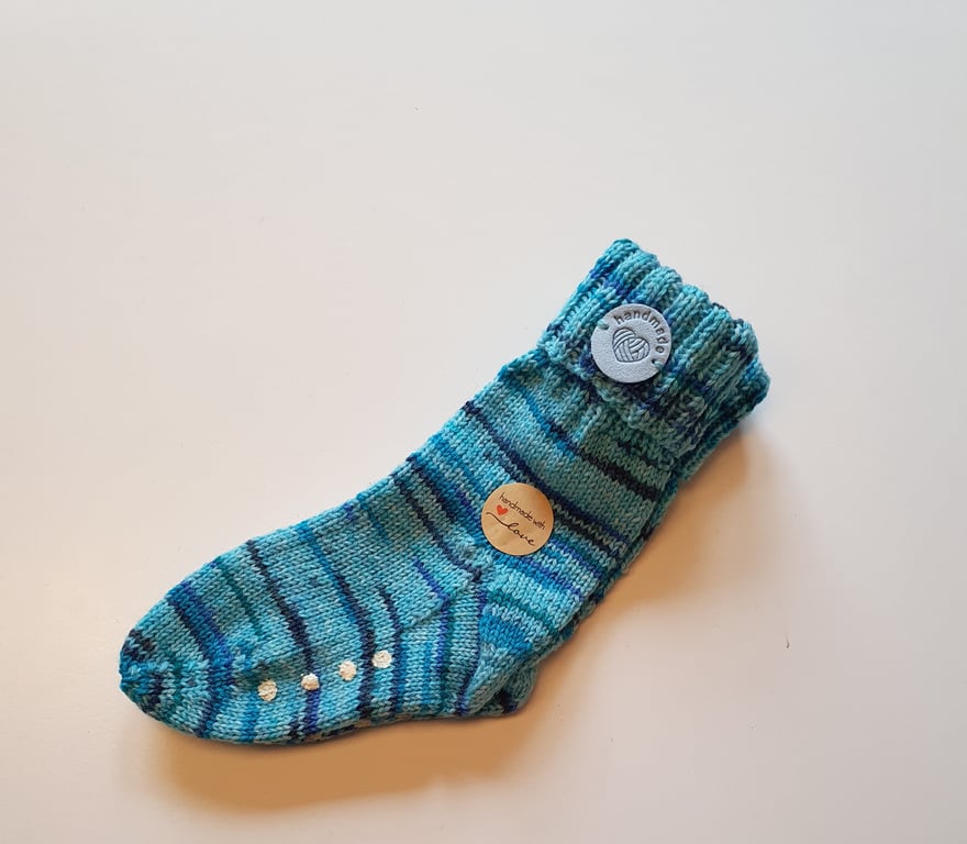 Skridsikre uldsokker størrelse 26-27