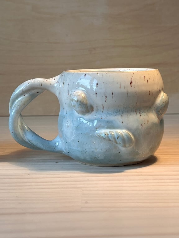 Strand kop, 280 ml. H: 7,5 cm billede 3