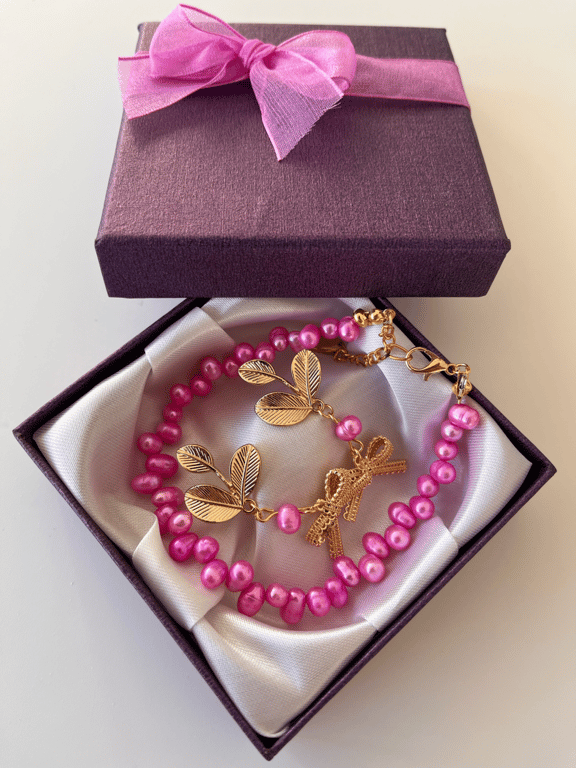 Et sæt lækre øreringe og armbånd  billede 3