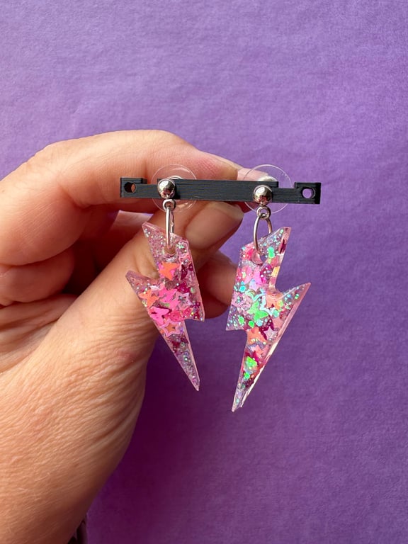 Små lyn i butterfly pink