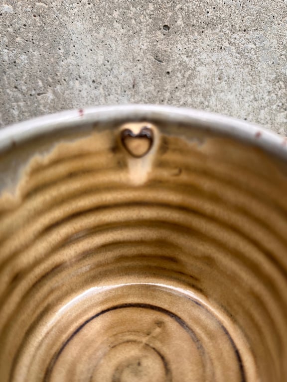 Varm gul kop. 260 ml. H: 7,5 cm billede 4