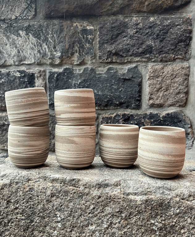 Marmoreret kop, cappuccino billede 2