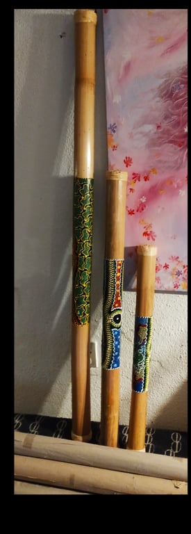 Regnstokke 120 cm  ( eller reinsticks) er på lager igen! billede 2