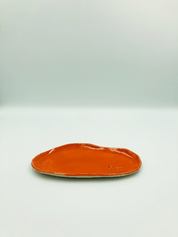 Tallerken - orange 