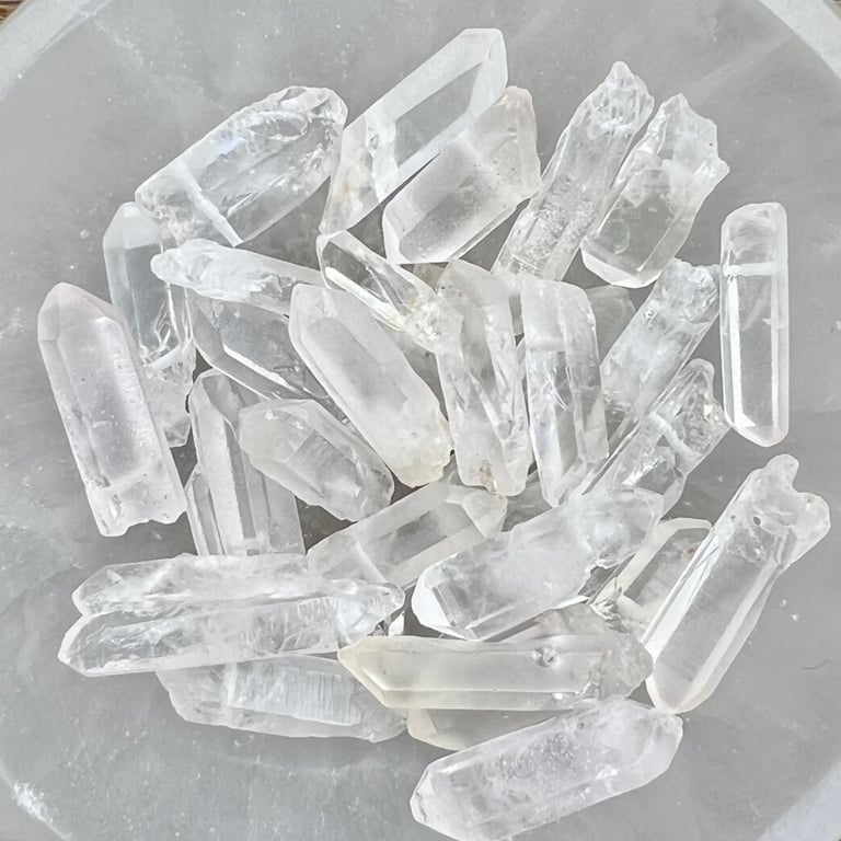 Bjergkrystal spids- vedhæng