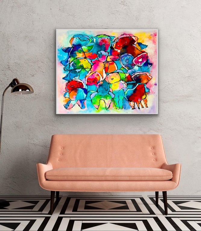 90cm x 120cm billede 4
