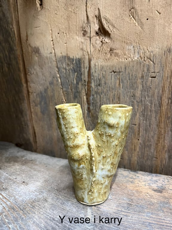 Birketræsvase Y model 