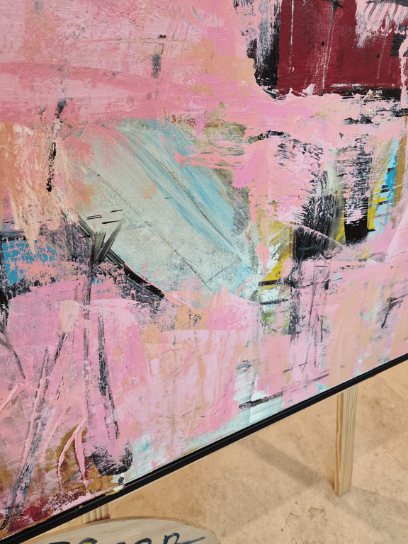 #1260 80 x 100cm SOLD billede 4