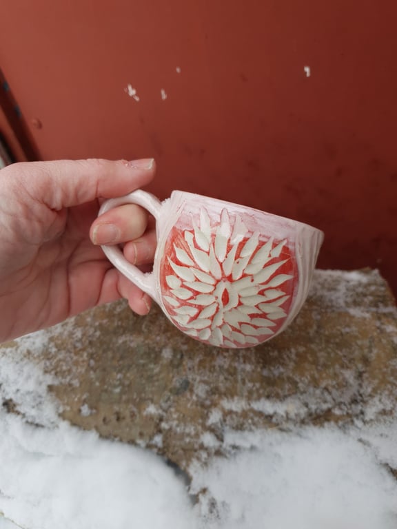 Hjerternes engel kop med hank  billede 4