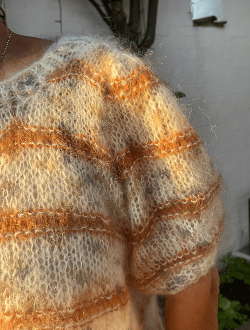 Kit: Diana bluse - SAND•KNIT - Mohair Edition (3)