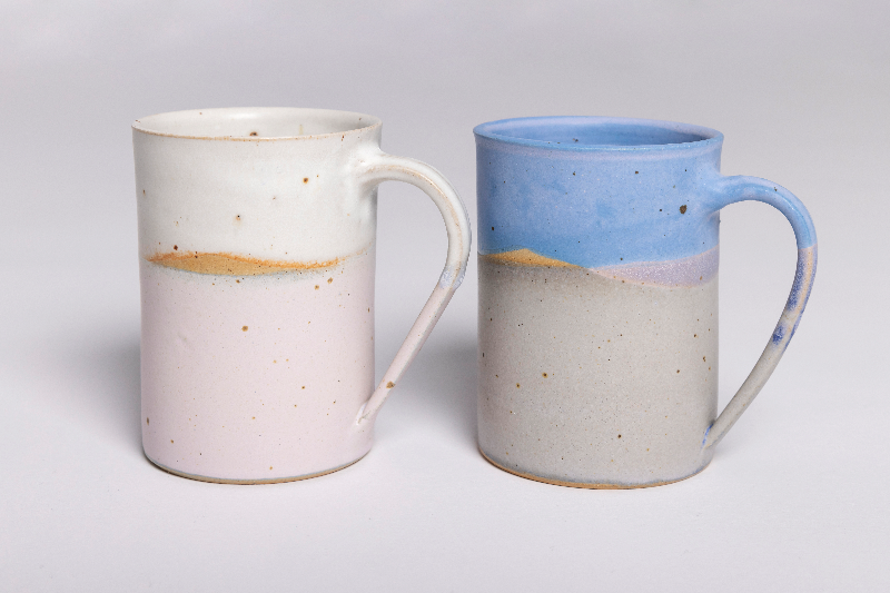 Cylinder krus med hank billede 2