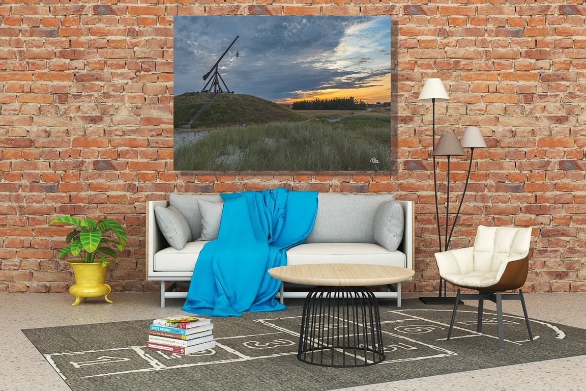 Vippefyret i Skagen lige efter solnedgang en smuk sommeraften billede 2