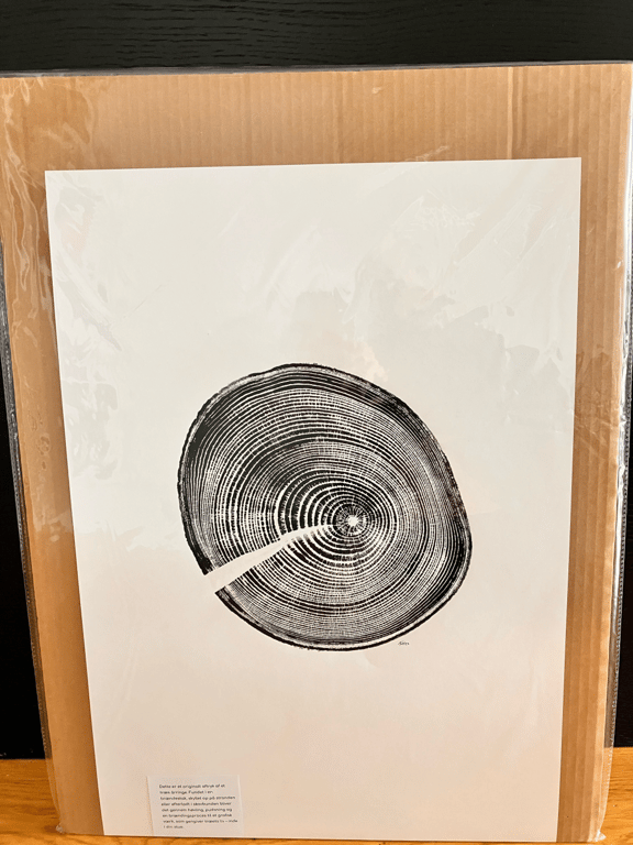 Trætryk - askestub