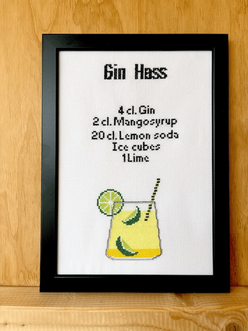 Gin Hass billede 2040-3 Str. 20 x 29 cm.