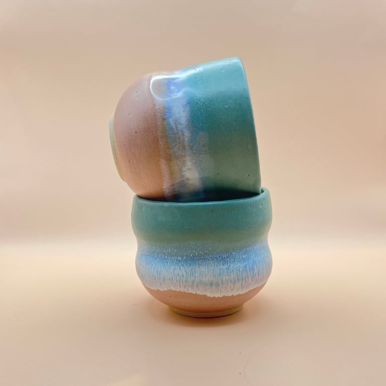 Hånddrejet stentøjskop – 230 ml | Flat White &amp; Cortado billede 6