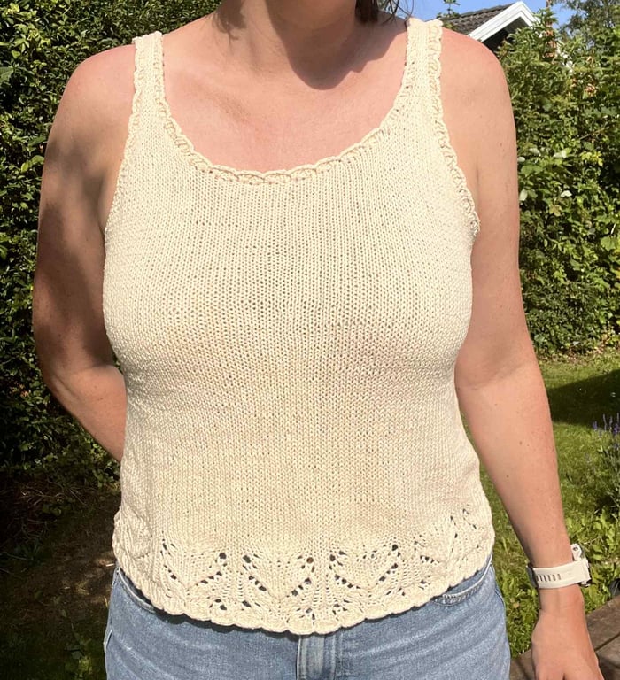 Kiiro Sommertop - STRIKKEOPSKRIFT (DANSK PDF) billede 5