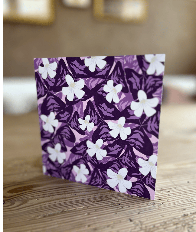 Oxalis 14 x 14 cm med fold