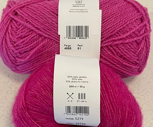 Kit: Garn og opskrift til Sesam Raglan Sweater i Alpaca Silk og Finuld (7)