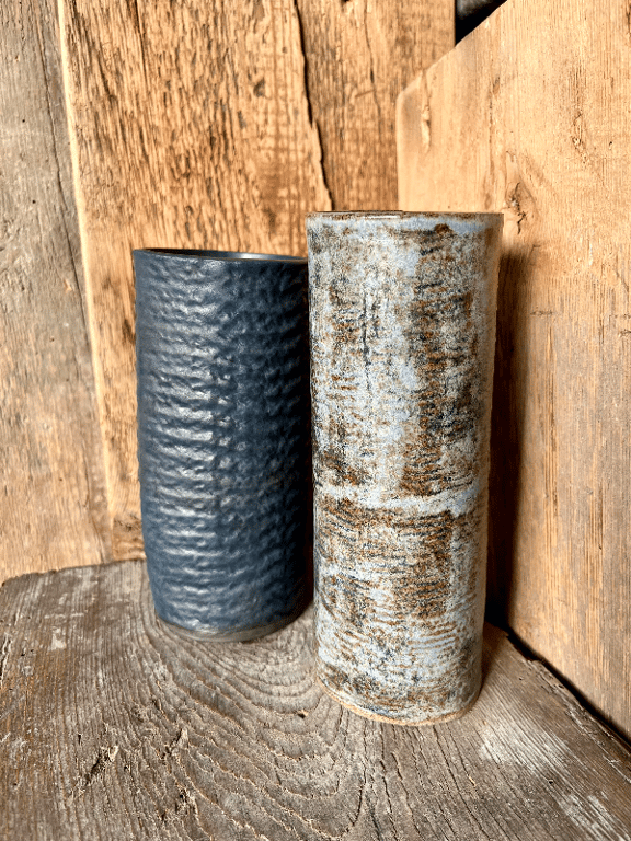 Mormor vase i kobolt blå billede 2