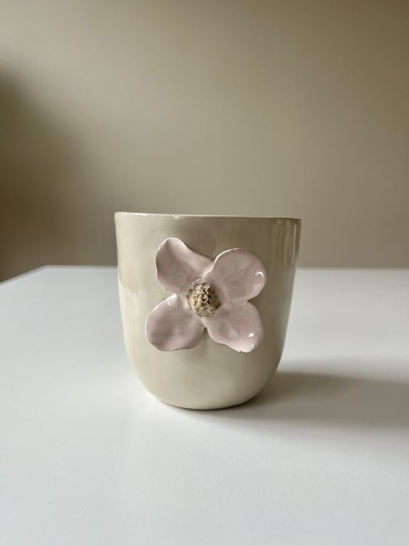 Lyserød blomsterkop No.4