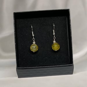 Gule Øreringe – produktbillede