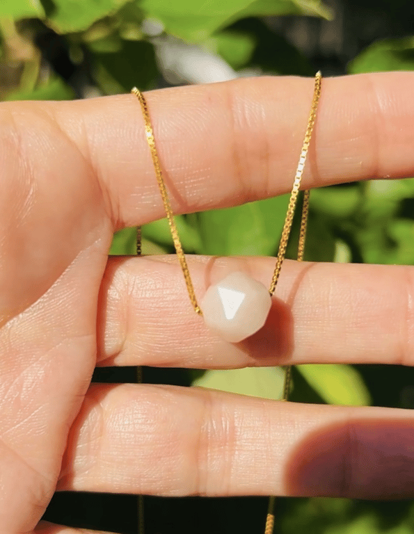 Morganit- star cut vedhæng billede 3