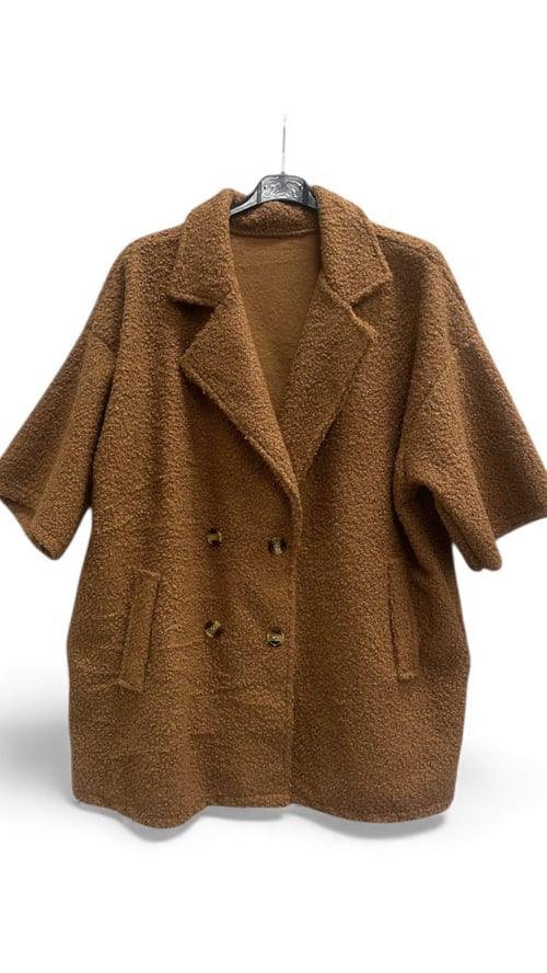 Amsterdam Jakke, Camel. Onesize str 38-48. (2)