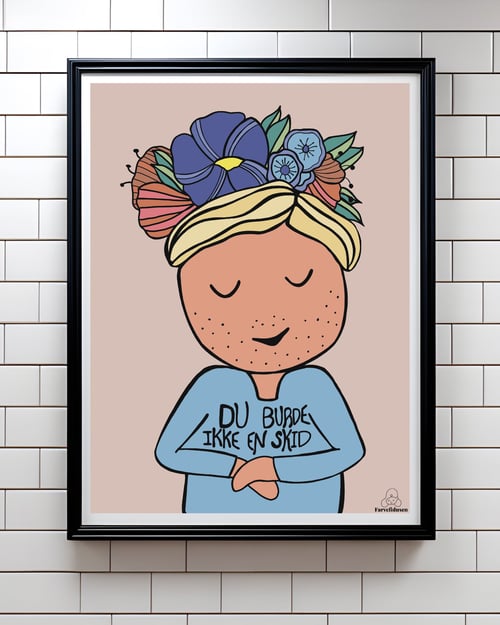 Plakat: Du burde ikke en skid Blå Kort (2)