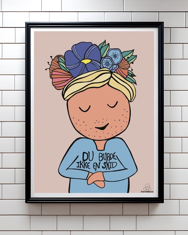 Plakat: Du burde ikke en skid Blå Kort billede 2