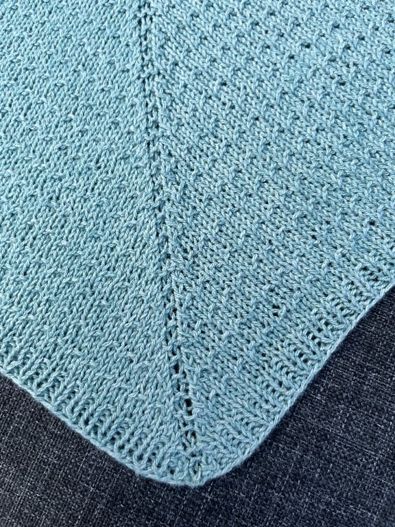 Kit: Bandana tørklæde i Elise garn (90% bomuld, 10% cashmere)   (6)