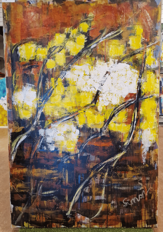 #1187 Maleri 100X150cm SOLD