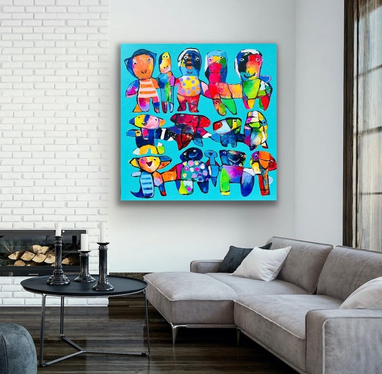 100cm x 100cm billede 3