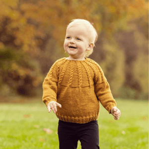 Its a knit sweater - Børn -Strikkeopskrift (dansk PDF) – produktbillede