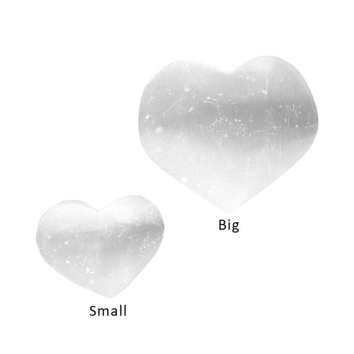 To hjerter i forskellige størrelser, et stort og et lille, med teksten "Big" under det store og "Small" under det lille. (2)