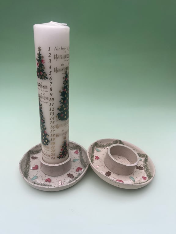 Jule-lysestagen Ø5cm billede 2