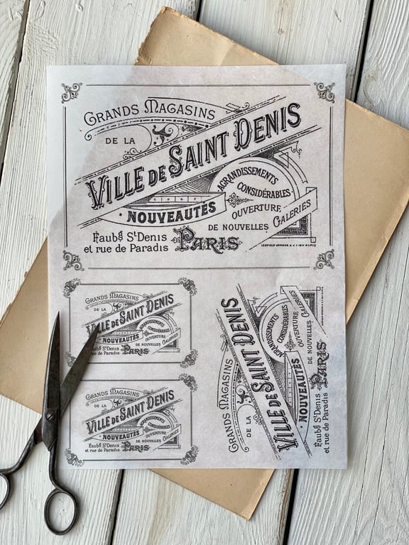 Decoupage papir - Ville De Saint Denis