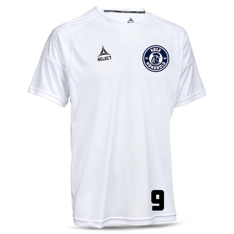 Spillertrøje / Træningstrøje HVID (Udebane) med klublogo (UNISEX)