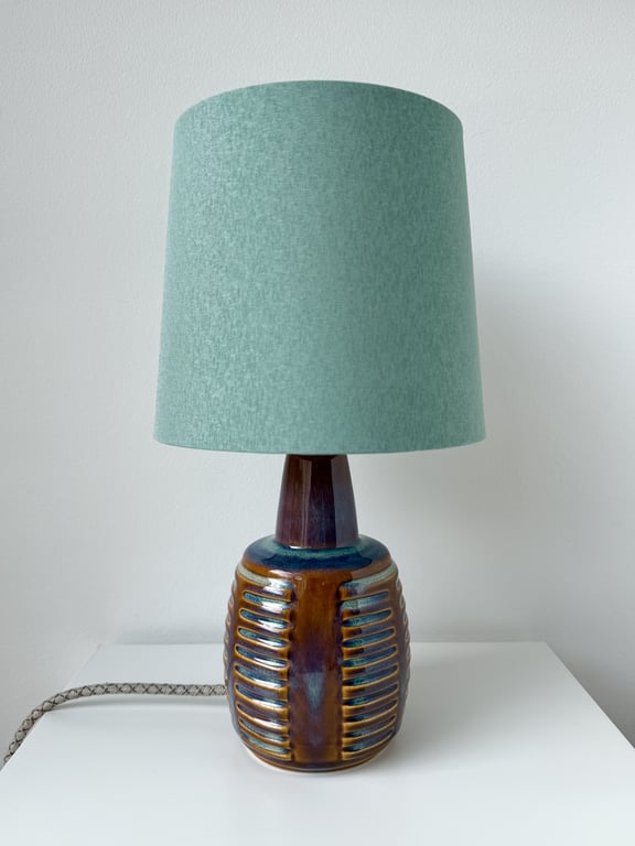 Upcycled vintage bordlampe - Søholm Keramik