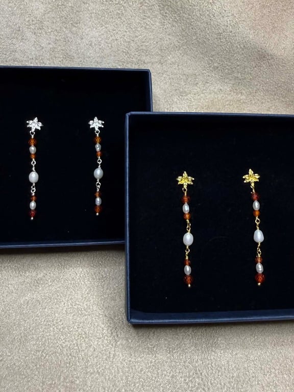 Armora - Øreringe (Forgyldt Sterling Sølv) billede 2