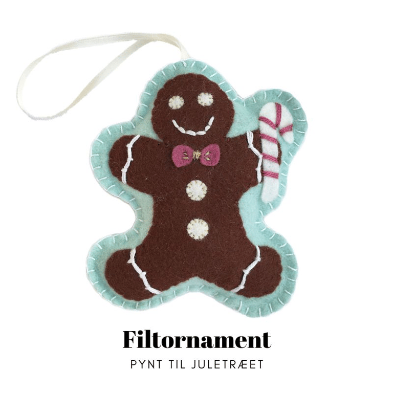 Filtornament - Gingerbread man