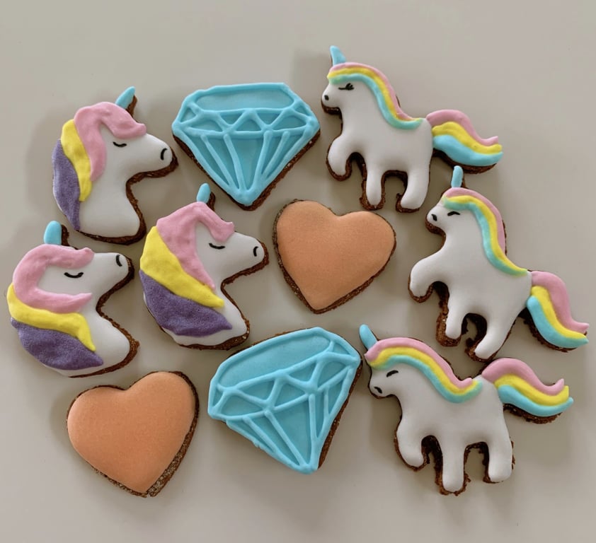 Unicorn cookie pakke