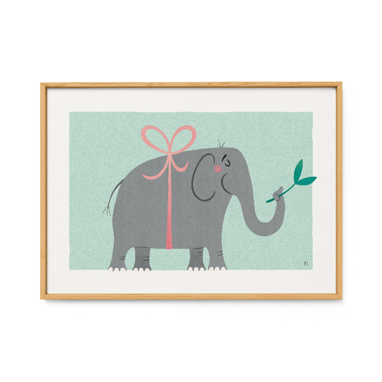 Elefant – plakat billede 2