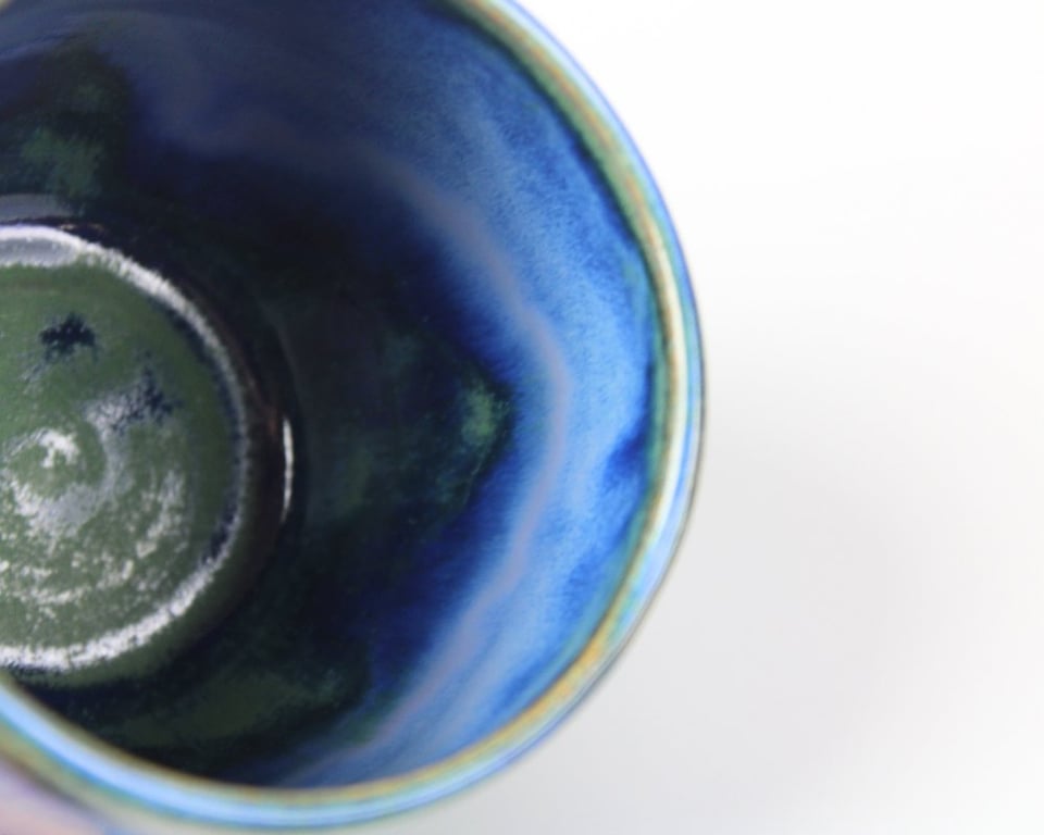 Kop uden hank - blå og grøn billede 3