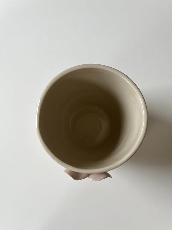 Lyserød blomsterkop No.4 billede 3